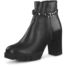 Edgy Chain Accent Platform Boots, 25466