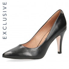 Caprice Black Patent Leather Stiletto Pump Heels, 22406 variation 2
