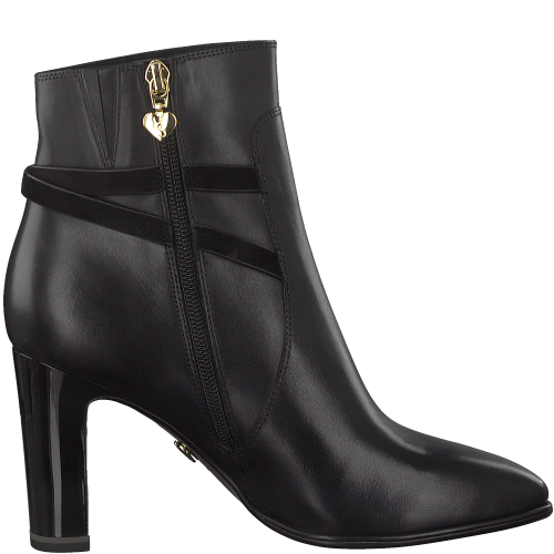 Elegant Tassel Accent Leather Ankle Boots, 25319/27 variant 2 - Image 3