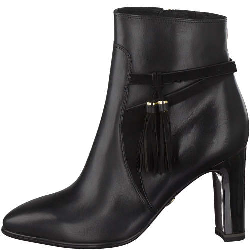 Elegant Tassel Accent Leather Ankle Boots, 25319/27 variant 2 - Image 4
