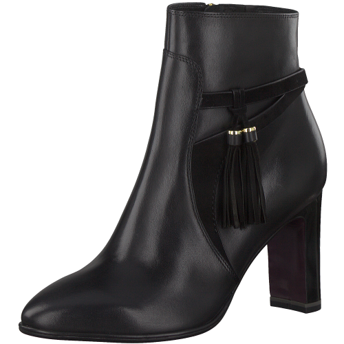 Elegant Tassel Accent Leather Ankle Boots, 25319/27 variant 2 - Image 5