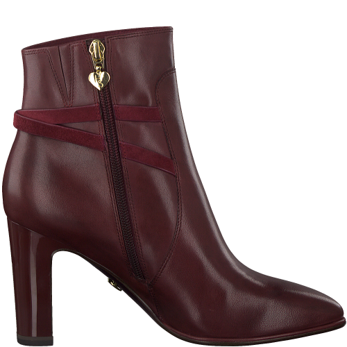 Elegant Tassel Accent Leather Ankle Boots, 25319/27 variant 1 - Image 3