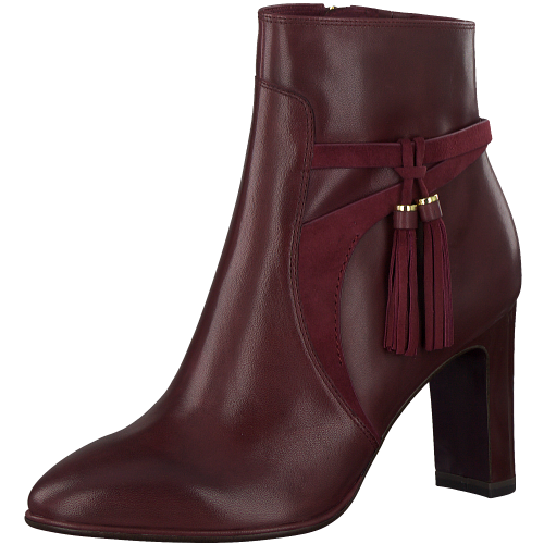 Elegant Tassel Accent Leather Ankle Boots, 25319/27 variant 1 - Image 5