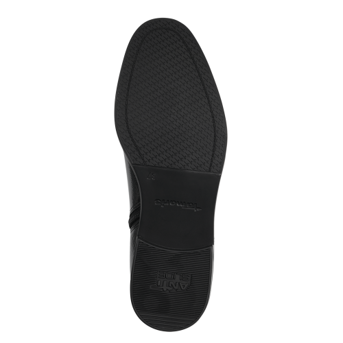 Glossy Urban Edge Patent Ankle Boots, 25365 - Image 3