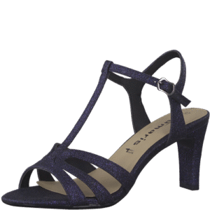 T-Strap Heeled Sandals with ANTISLIDE & TOUCHIT, 28389