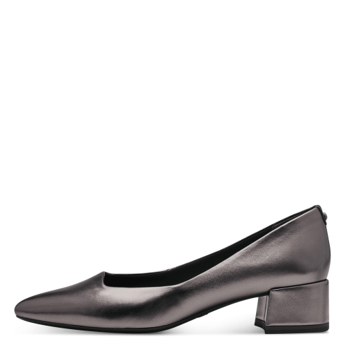 22314 Pewter Metallic Grey Pump Heels with TOUCHIT, ANTISHOCK & ANTISLIDE - Image 7