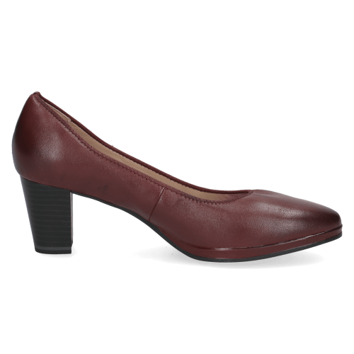 22400 variation 2 Bordeaux Leather Pump Heels with ANTISHOKK & MEMOTION, - Image 3