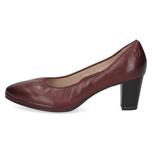 22400 variation 2 Bordeaux Leather Pump Heels with ANTISHOKK & MEMOTION, - Image 4
