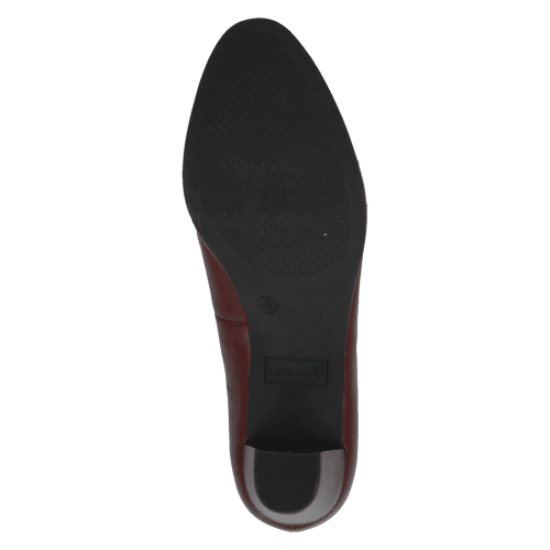 22400 variation 2 Bordeaux Leather Pump Heels with ANTISHOKK & MEMOTION, - Image 7