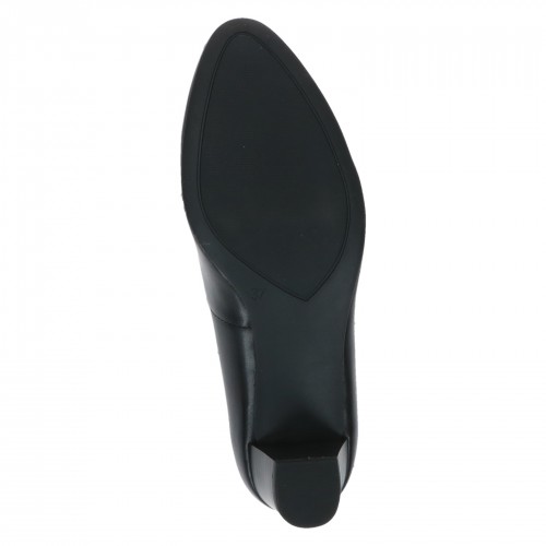 Caprice Black Leather Pump Heels with ANTISHOKK & MEMOTION, 22302 variation 1 - Image 5
