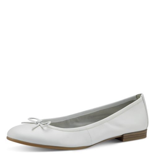 22116 variant 2 Classic White Ballerina Flats with TOUCH-IT Technology - Image 2