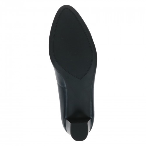 Caprice Black Leather Pump Heels with ANTISHOKK & MEMOTION, 22302variation 2 - Image 6