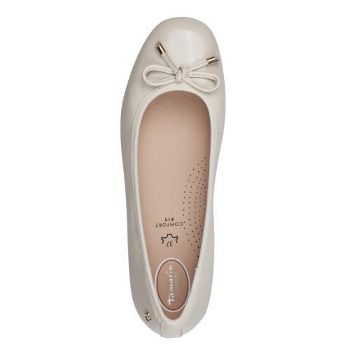 Tamaris Black Ballerina Flats with Comfort Fit & Removable Footbed, 52101 variant 3 - Image 4