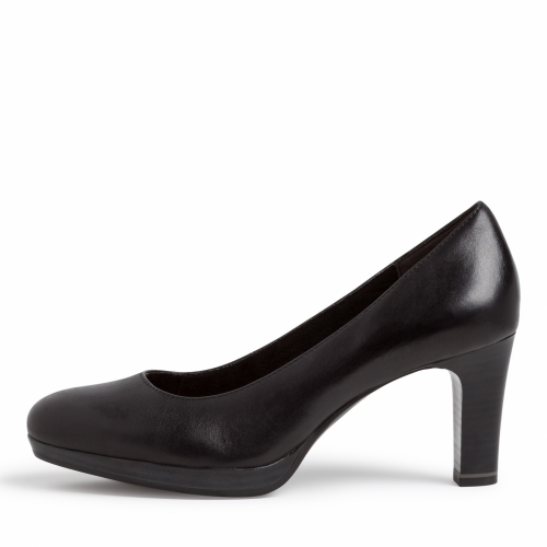 22410 Black Leather Pump Heels with ANTISHOKK, ANTISLIDE & TOUCHIT - Image 6