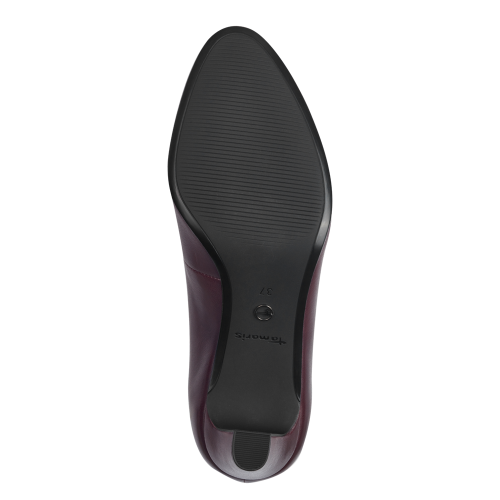 22420 variation 1 Merlot Leather Block Heel Pumps with TOUCHIT & F 1/2 - Image 4
