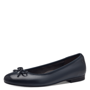 Tamaris Black Ballerina Flats with Comfort Fit & Removable Footbed, 52101 variant 2