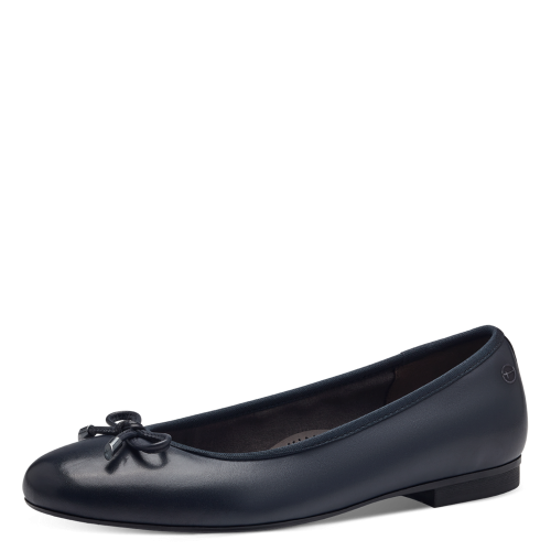Tamaris Black Ballerina Flats with Comfort Fit & Removable Footbed, 52101 variant 2