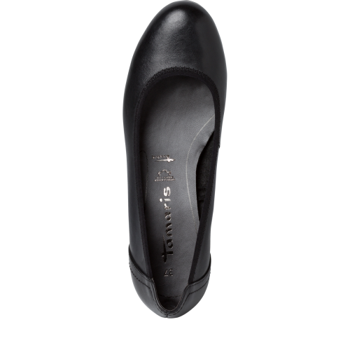 22320 variation 3 Black Leather Wedge Pump Heels with TOUCHIT & ANTISLIDE - Image 4