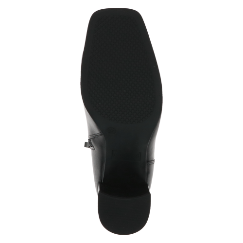 Sleek Noir Buckle Block Heel Boots by Caprice, 25315 variant 2 - Image 5