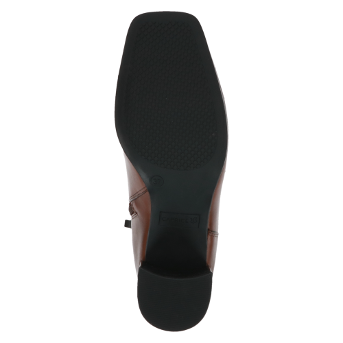 Sleek Noir Buckle Block Heel Boots by Caprice, 25315 variant 1 - Image 5