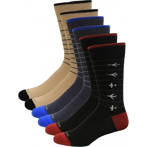 Men's Multi-Pack Performance Socks with Arch Support, MEN-SOCKS-5PK variant 1