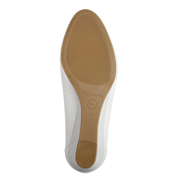22320 variation 4 White Leather Wedge Pump Heels with TOUCHIT & ANTISLIDE - Image 5