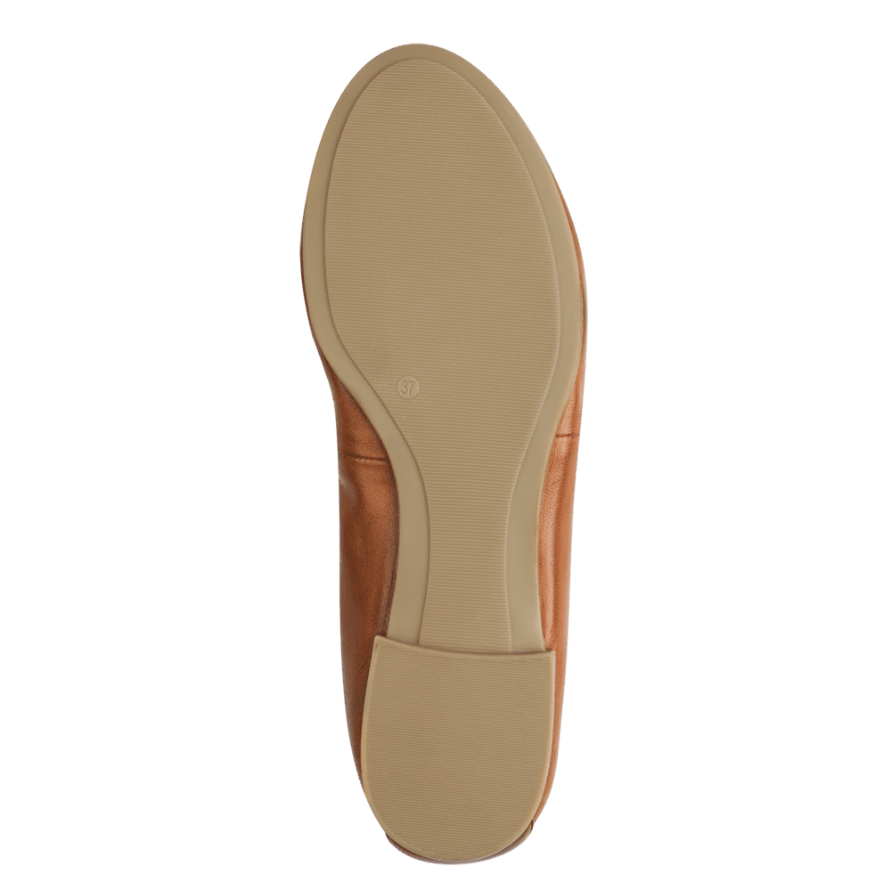 22116 variant 5 Classic Copper Ballerina Flats with TOUCH-IT Technology - Image 6