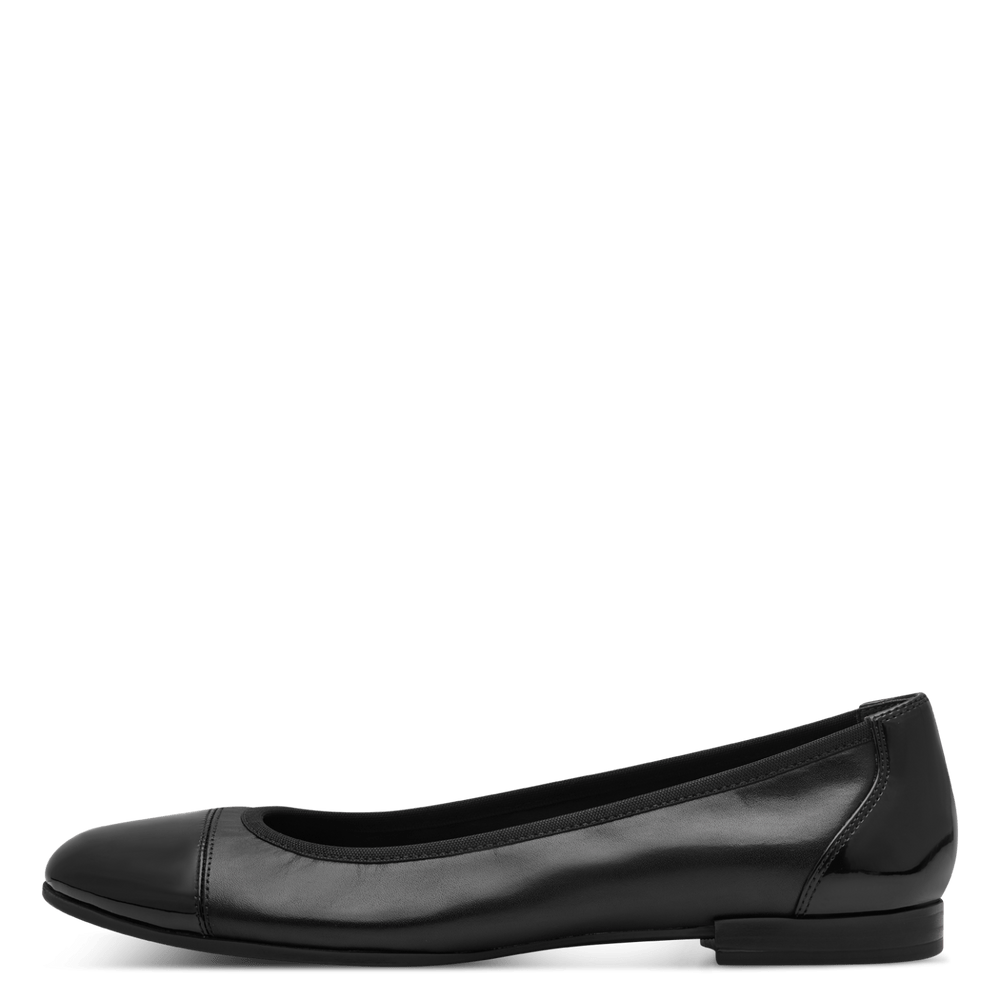 22124 variant 1 Black Comb Ballerina Flats with TOUCH-IT Technology - Image 2
