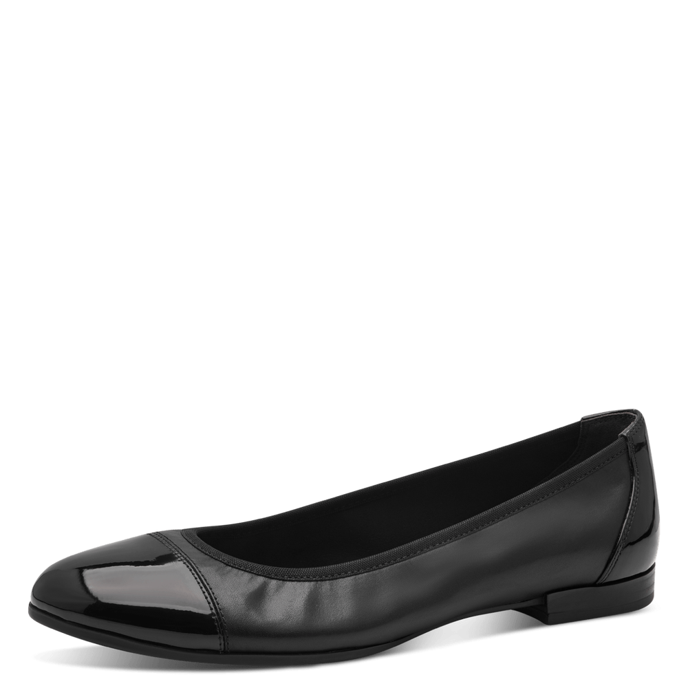22124 variant 1 Black Comb Ballerina Flats with TOUCH-IT Technology