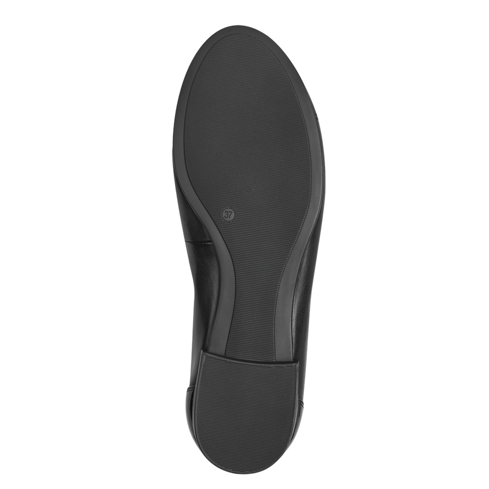 22124 variant 1 Black Comb Ballerina Flats with TOUCH-IT Technology - Image 3