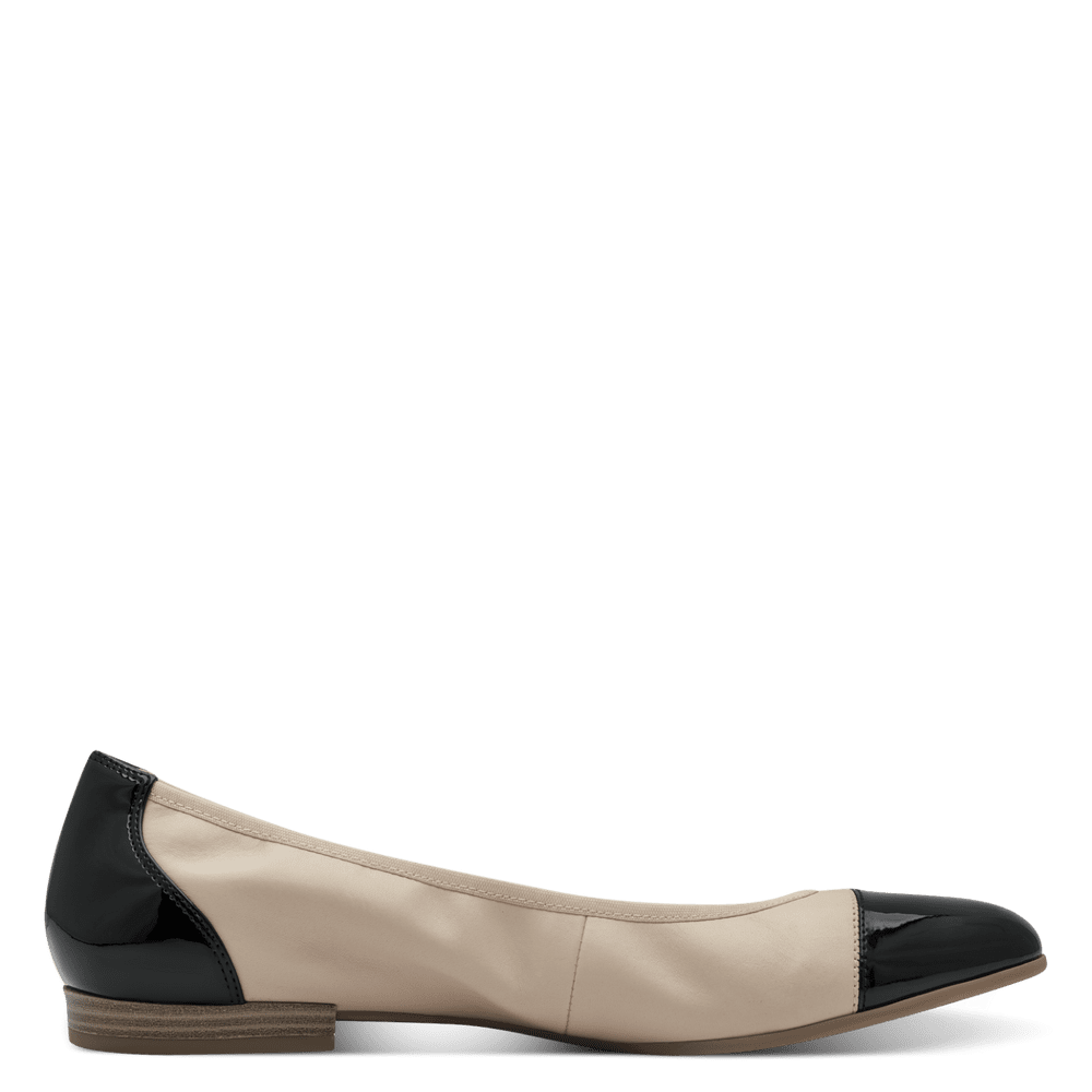 22124 variant 2 Nude Comb Ballerina Flats with TOUCH-IT Technology - Image 3