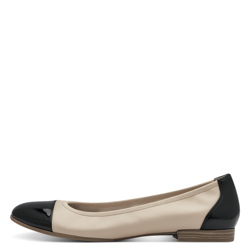 22124 variant 2 Nude Comb Ballerina Flats with TOUCH-IT Technology - Image 2