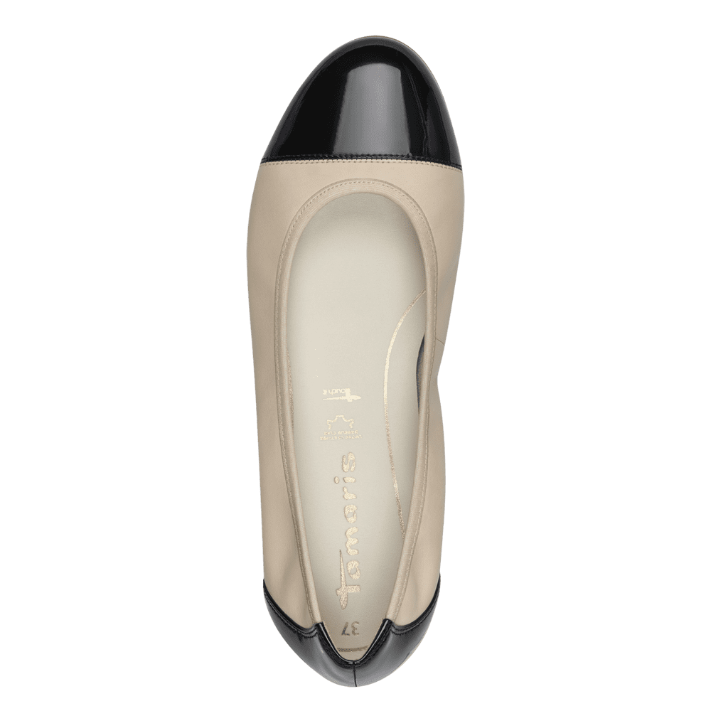 22124 variant 2 Nude Comb Ballerina Flats with TOUCH-IT Technology - Image 4