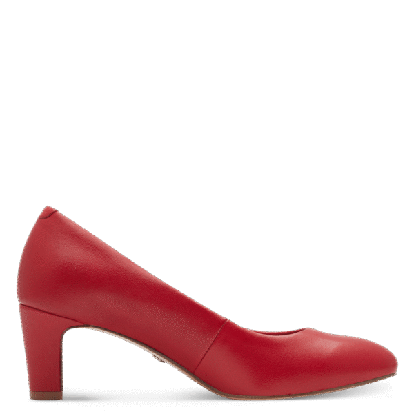 22420 variation 3 Red Leather Block Heel Pumps with TOUCHIT & F 1/2 - Image 5