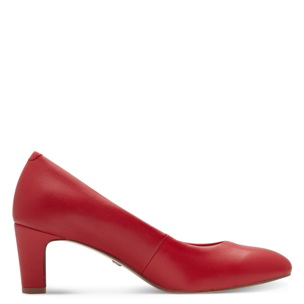 22420 variation 3 Red Leather Block Heel Pumps with TOUCHIT & F 1/2 - Image 5