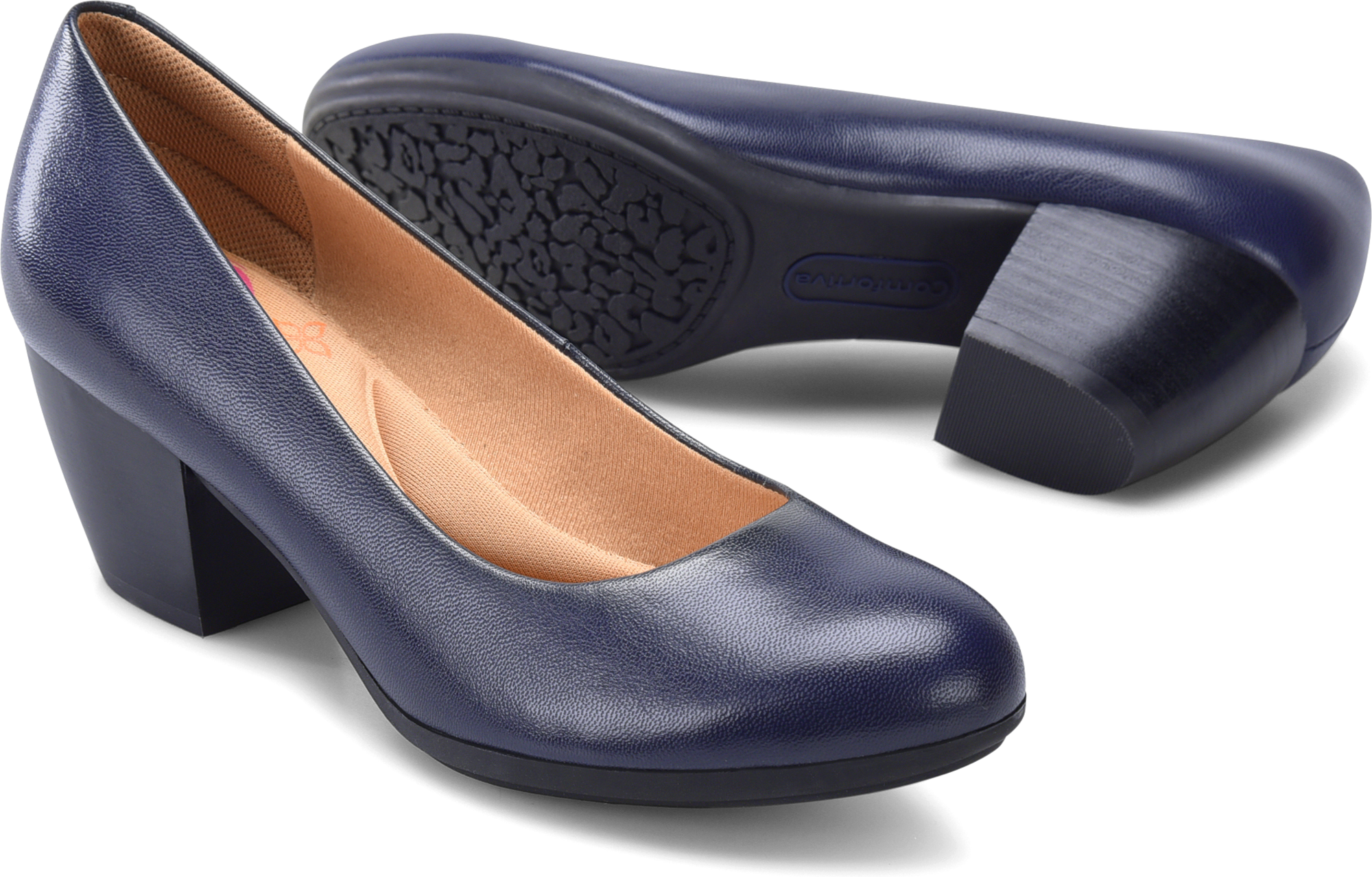 Amora Peacoat.Memory foam padded heel counter for added comfort