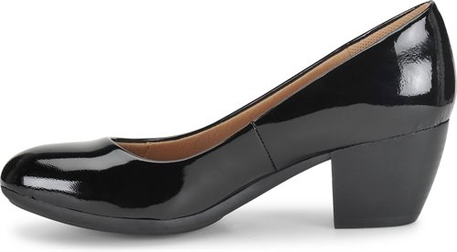 Amora Patent.Memory foam padded heel counter for added comfort - Image 3