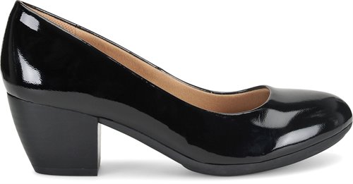 Amora Patent.Memory foam padded heel counter for added comfort - Image 5