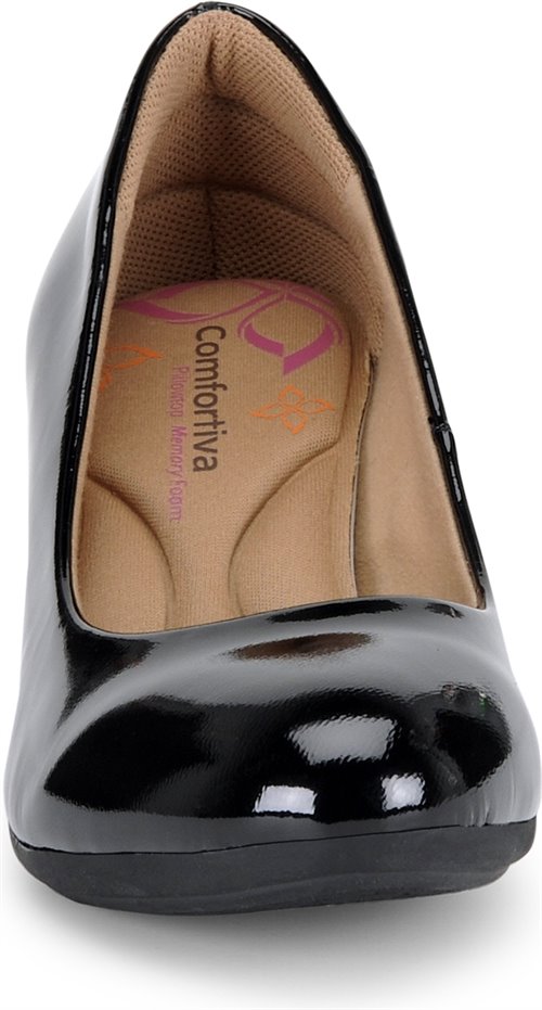Amora Patent.Memory foam padded heel counter for added comfort - Image 6