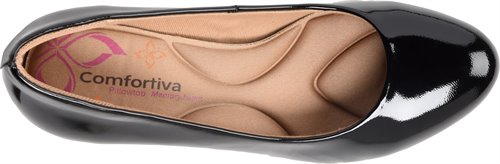 Amora Patent.Memory foam padded heel counter for added comfort - Image 7