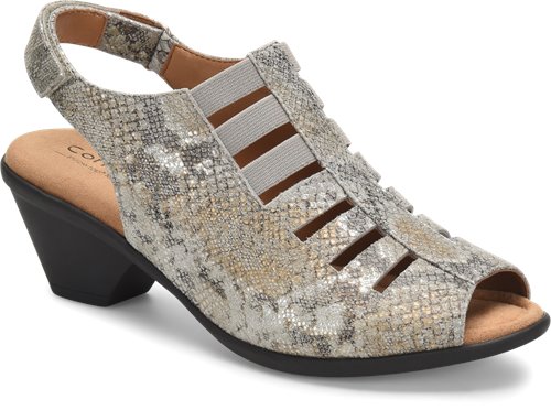 Faye Grey.Exclusive Pillowtop® memory foam footbed