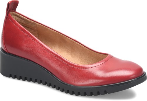 Dillon Cherry.Exclusive Pillowtop® memory foam footbed