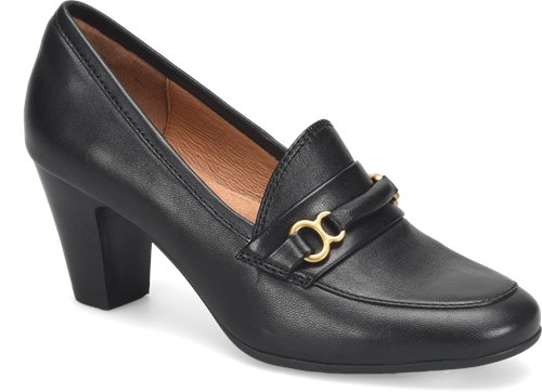 Leona, Soft microfiber-lined footbed, cushioned at ball, heel and arch for extra comfort