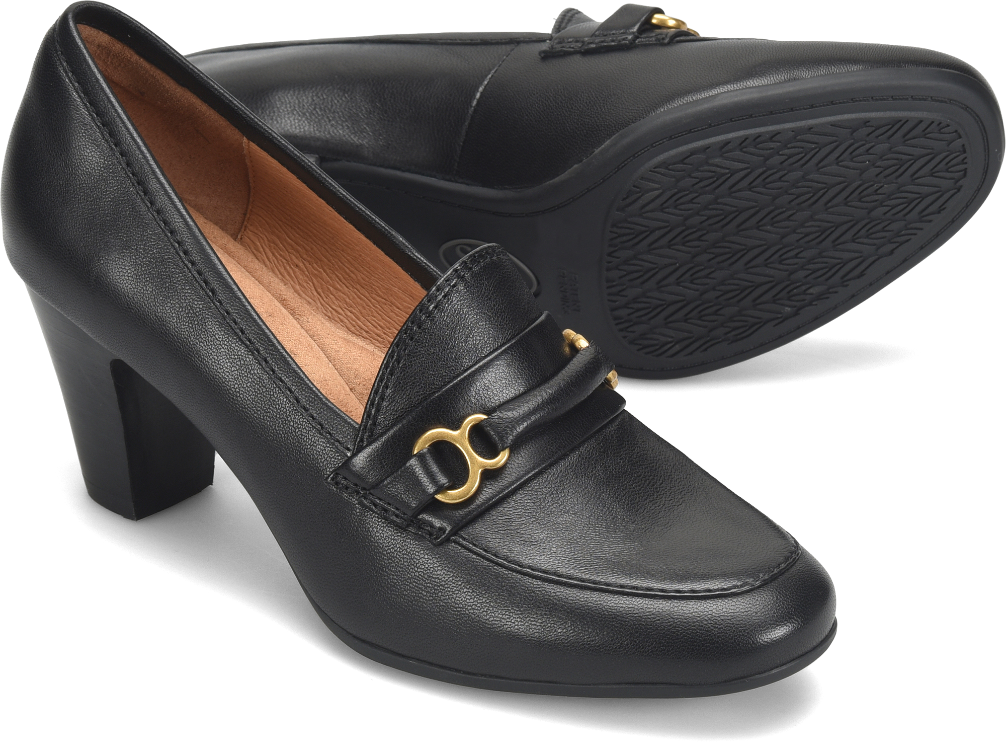 Leona, Soft microfiber-lined footbed, cushioned at ball, heel and arch for extra comfort